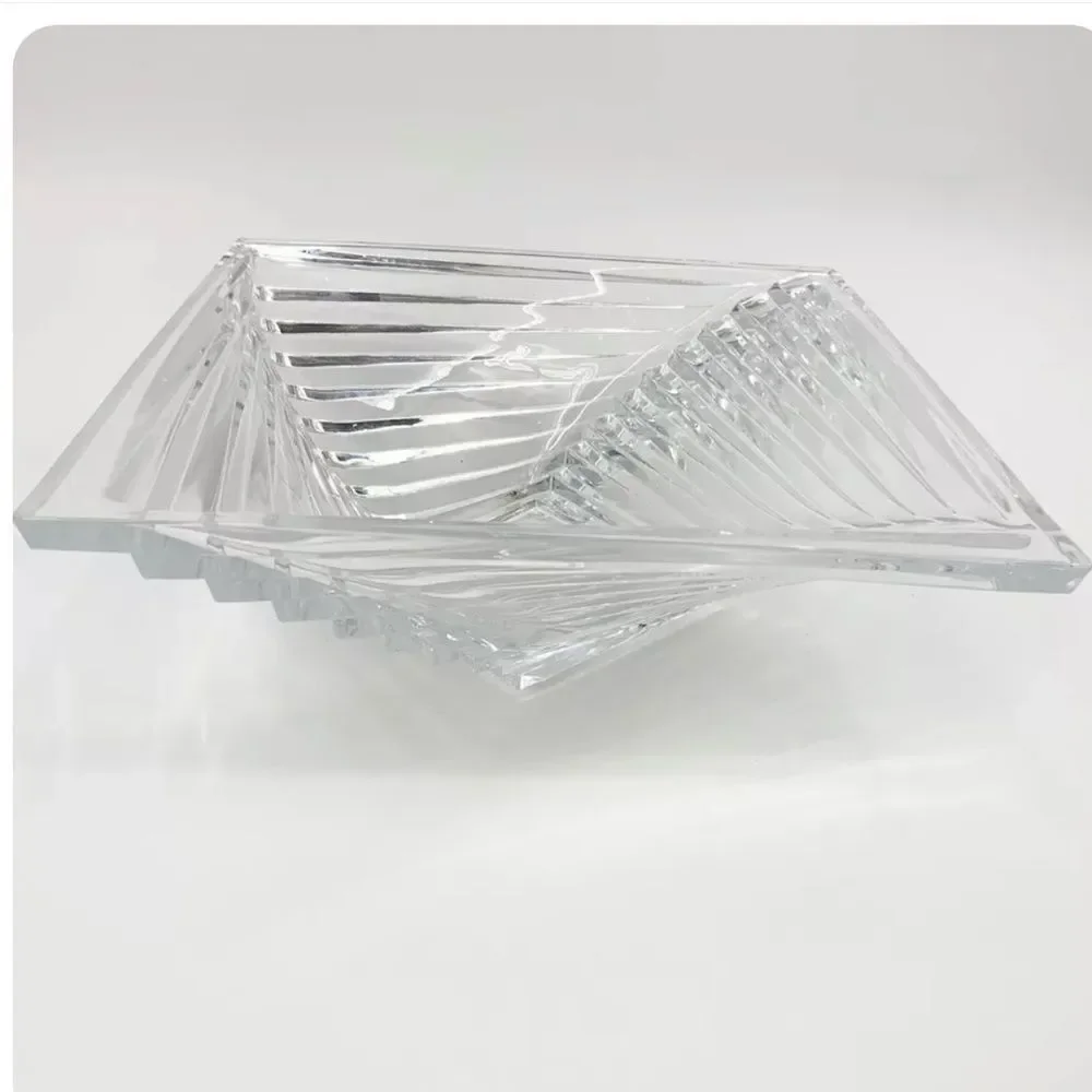 Twisted Steps French Crystal Bowl - Picture 3 of 6